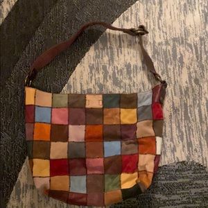 Vintage patchwork Lucky Brand hobo bag